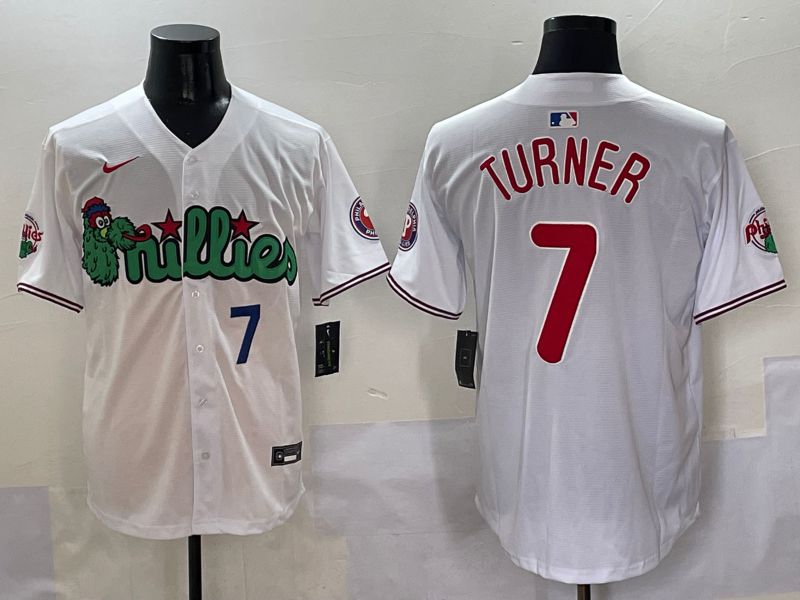 Men Philadelphia Phillies #7 Turner White three generations Joint Name Nike 2025 MLB Jersey style 2->philadelphia phillies->MLB Jersey